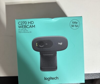 Logitech C270 HD Webcam Video Calls 720p 30fps 960-000694 USB