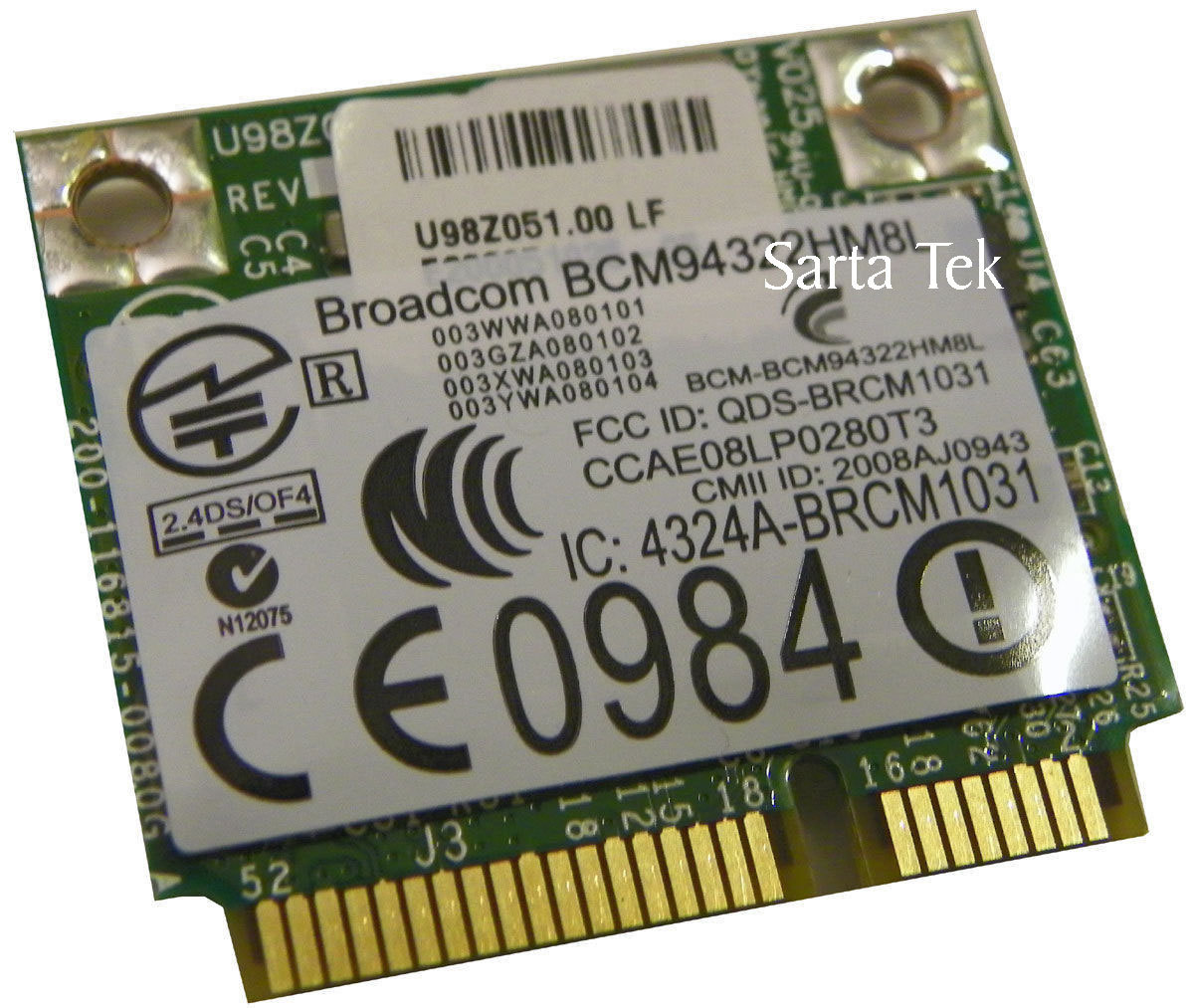 Broadcom 802.11 b g