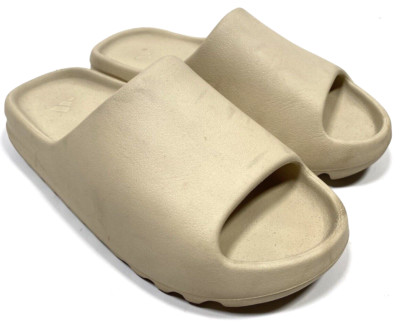 Adidas Yeezy Mens Slide Bone sz 10 Open Toe Waterproof Groove Sole Cushioned