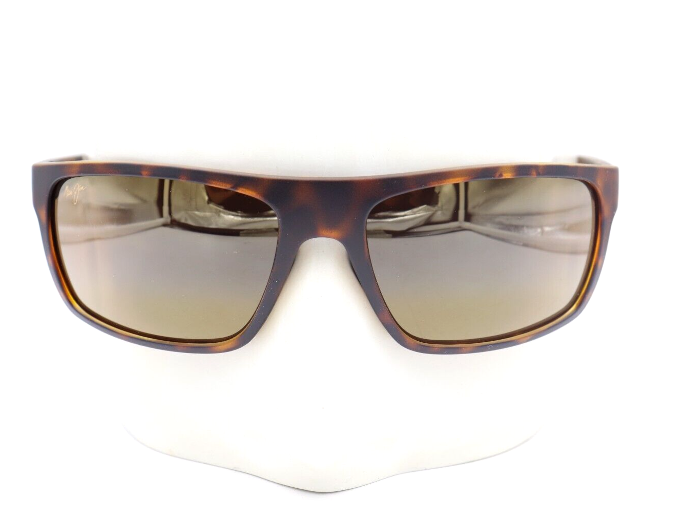 Pre-owned Maui Jim Byron Bay Matte Tortoise Bronze Polarized Sunglasses H746-10m $279 In Hclb Bronze
