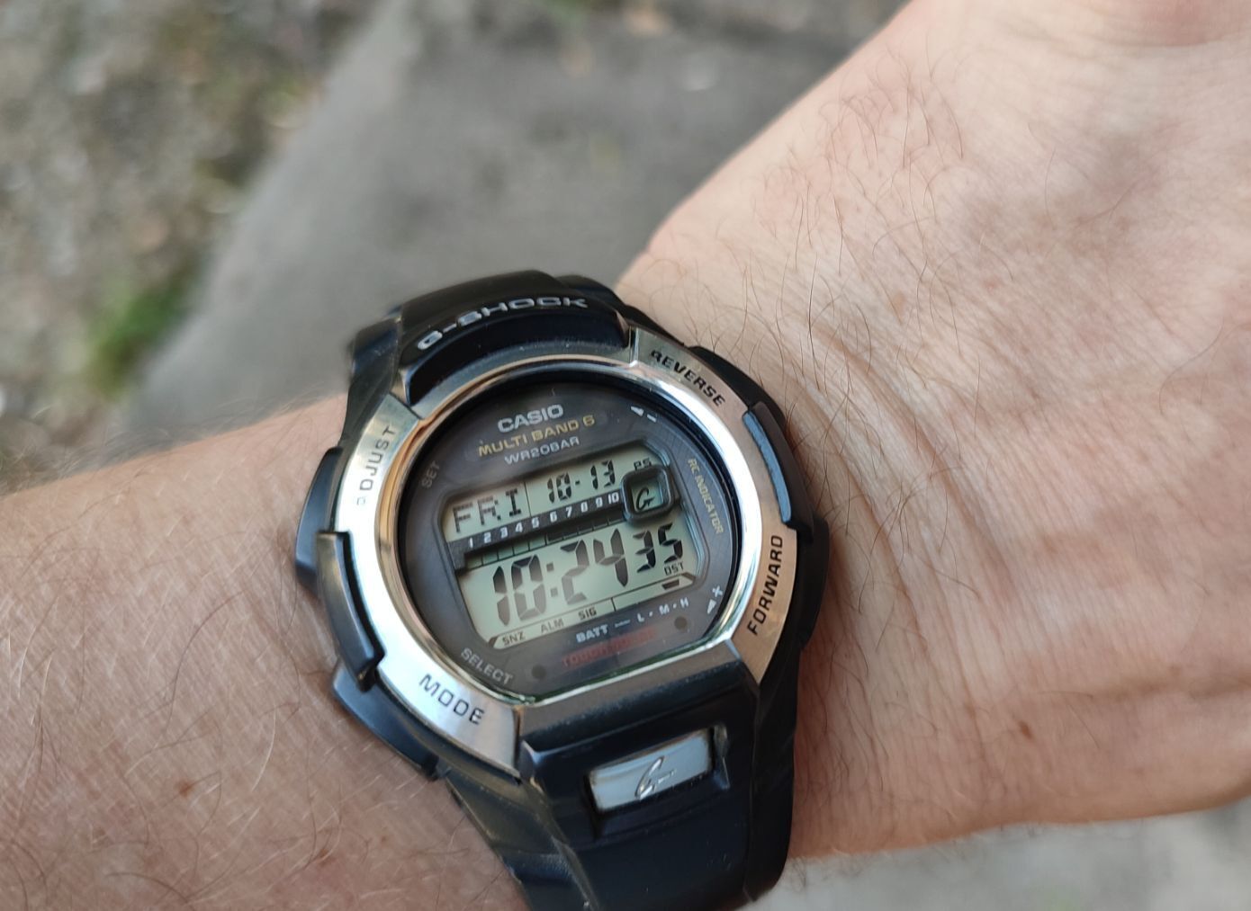 White Casio G Shock Solar Multiband 6 Watch Model GW-M850 White Casio G Shock Solar Multiband 6 Watch Model GW-M850