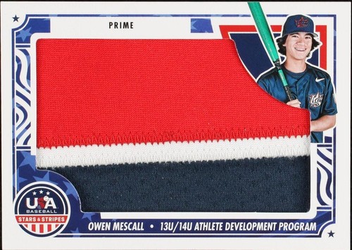 2024 Panini Stars and Stripes - Owen Mescall #JM-MES
