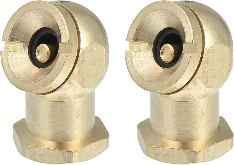 Car 1/4" NPT Tire Chuck Tire Nozzle for Tire Inflator Gauge Air Compressor 2Pcs