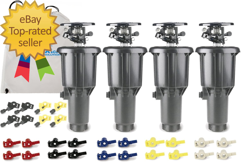 Rain Bird Maxi-Paw 2045A Impact Rotor Sprinkler - 4 Pack in a Sack Includes