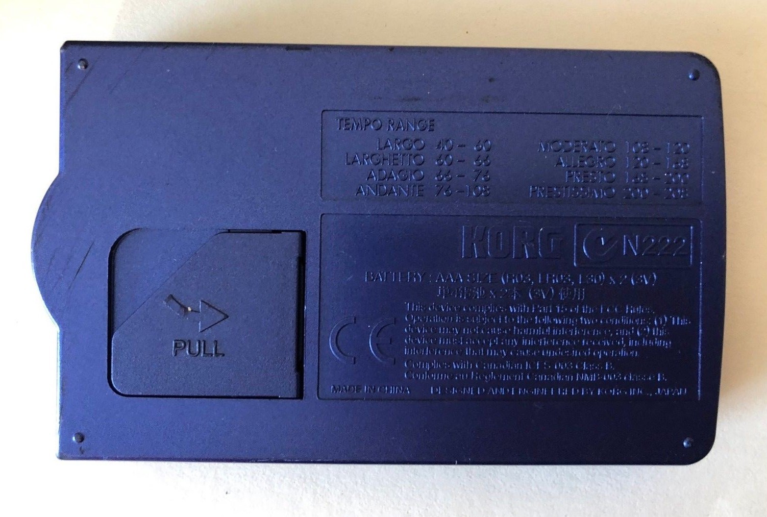 Korg Metronome MA-30 N222 WORKS