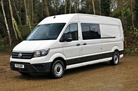 VOLKSWAGEN CRAFTER 140HP RWD AIRCON TRENDLINE NO VAT LWB EURO 6 HIGH ROOF White