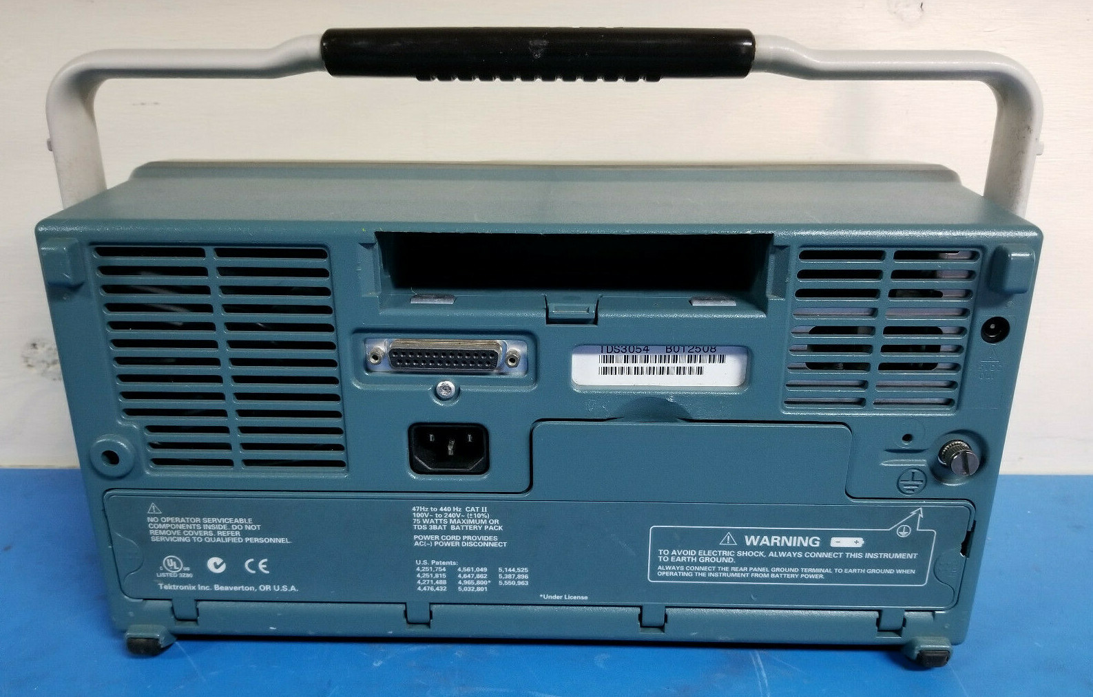 Tektronix TDS3054 500 MHz 5GS/s 4 Channel Oscilloscope TESTED!