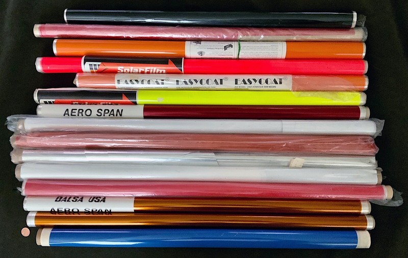 solar film model aircraft covering