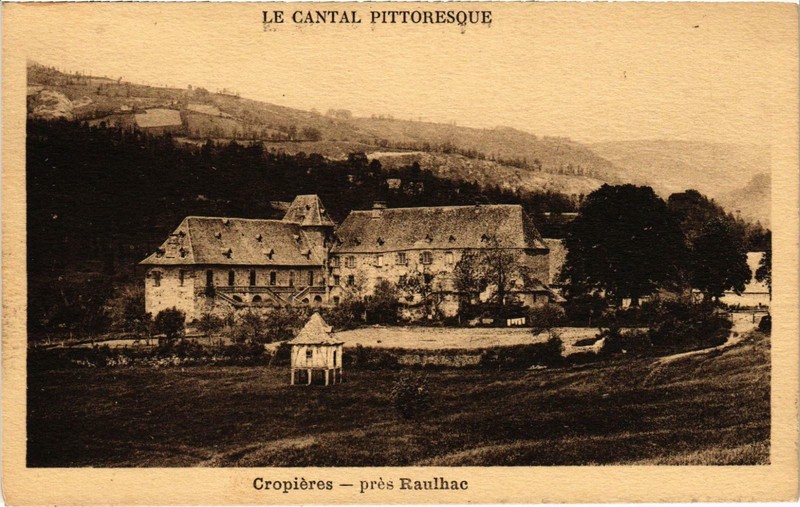 Cpa Cropieres PrÃ©S Raulhac Cantal (101363)