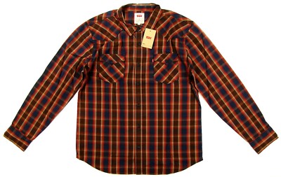 

Мужская рубашка Levis с длинным рукавом  Цвет: ПЛАТЬЕ СИНИЙ Рекомендованная розничная цена 40,00 долларов США, Multicolor