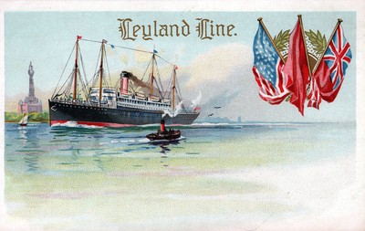 Leyland Line Private Mailing Card (1898-1901)