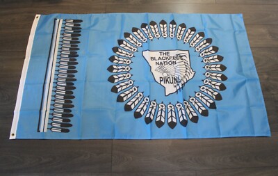 Blackfeet Nation Tribal Banner Flag Native American Indian Tribe Blackfoot xz