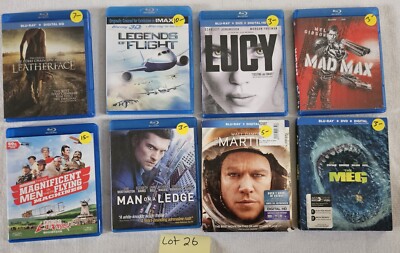 Lot 26: Leatherface, Lucy, Martian, Mad Max, The Meg, Magnificent Men + more