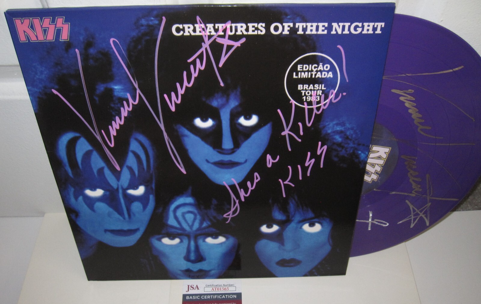 KISS CREATURES OF THE NIGHT LP 日本盤・帯付き！ Kiss – Creatures Of The Night – Vinyl (LP, Album, Stereo