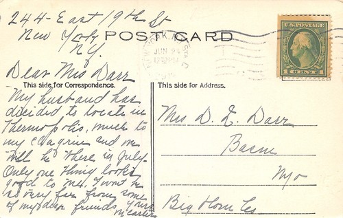 New York City: Italianate Belfries Atop Post-Graduate Medical School c1910