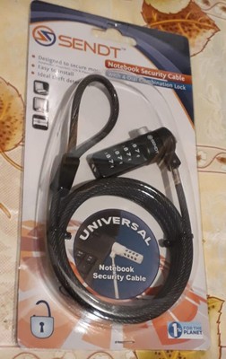 Laptop Notebook Security Cable 4 Dial Combination Universal Lock SENDT Brand