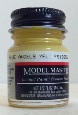 Testors 2023 Blue Angels Yellow FS13655 1/2oz Bottle Enamel Paint