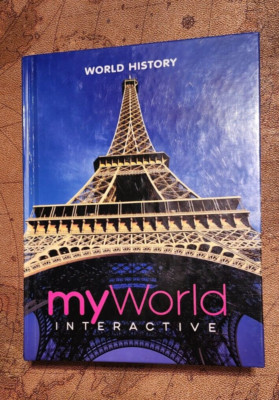 My World Interactive World History Student Textbook Pearson Hardcover - Nice