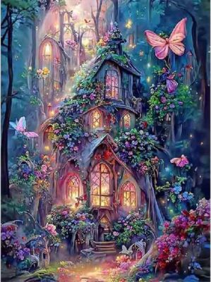 Forest Diamond Painting Kits for Kids Diamond Art Kits for Adults 5D DIY Full 