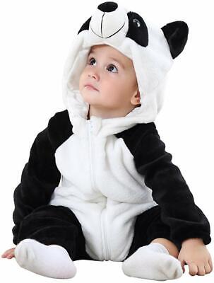 Panda Halloween Costume Romper Jumpsuit winter clothes baby/toddler/kids