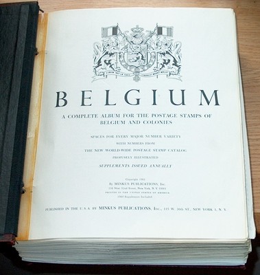 WOW!!!! Large Belgium Stamp Collection. Mint & Used. CAT. VALUE $5,000,000+++