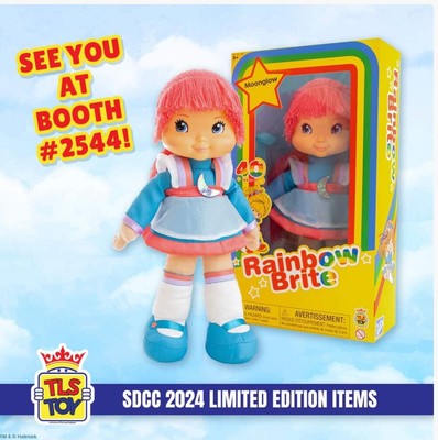 SDCC 2024 THE LOYAL SUBJECTS RAINBOW BRITE MOONGLOW THREADED HAIR LE PLUSH READ