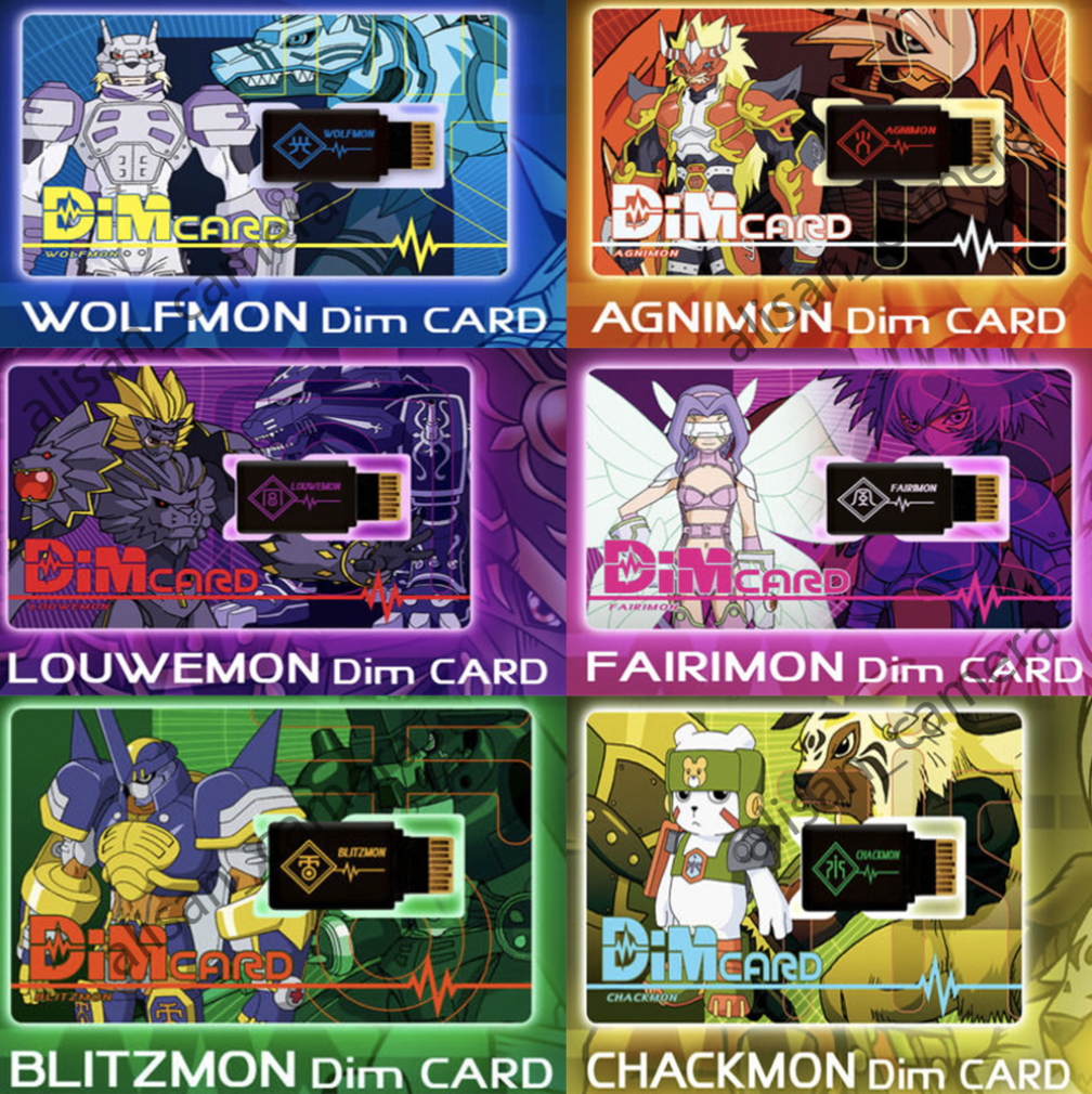 Dim Card Digimon Vital Bracelet EX3 Bandai Digital Monster