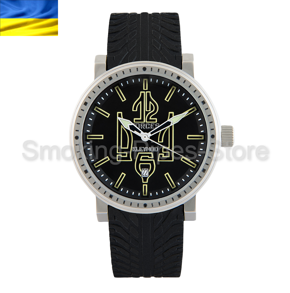 Pre-owned Kleynod Help Ukraine Brand " Forces" Wristwatch Swiss Quartz Mechanism Kfs-510