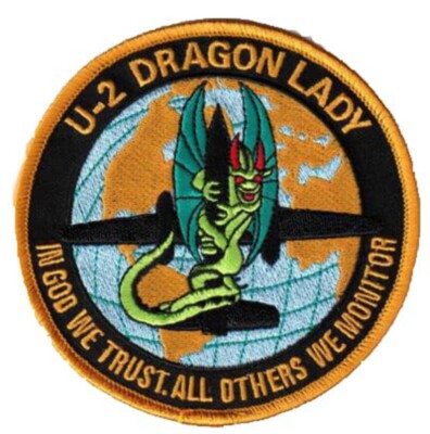 Lockheed Martin® U-2 Dragon Lady® Patch, Officially Licensed, 4", With Hook and