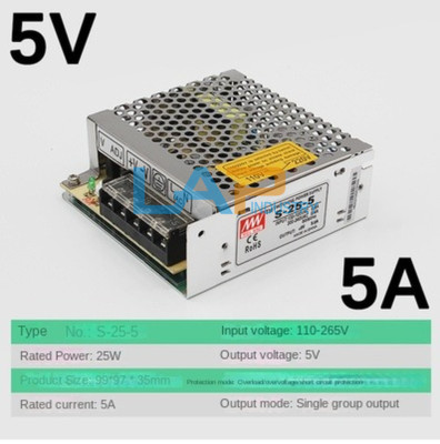 1PCS New S-25-5v Switching Power Supply Light Transformer Source Adapter