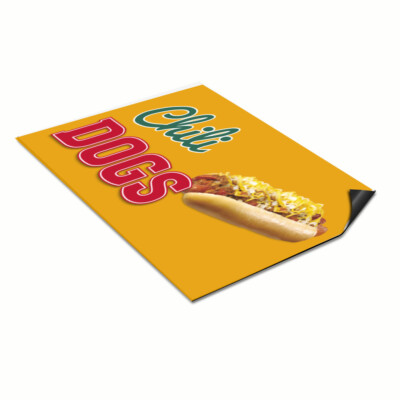 Car Magnet Set of 2 Chili Dogs Outdoor Advertising Printing A Industrial Sign