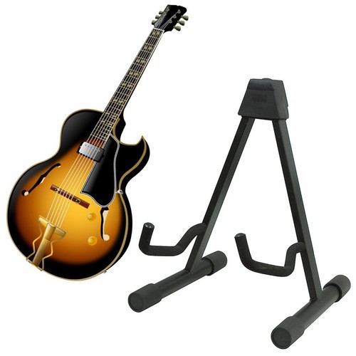 High Quality Musician'S Gear A-Frame Acoustic Guitar Stand Black 2016 New