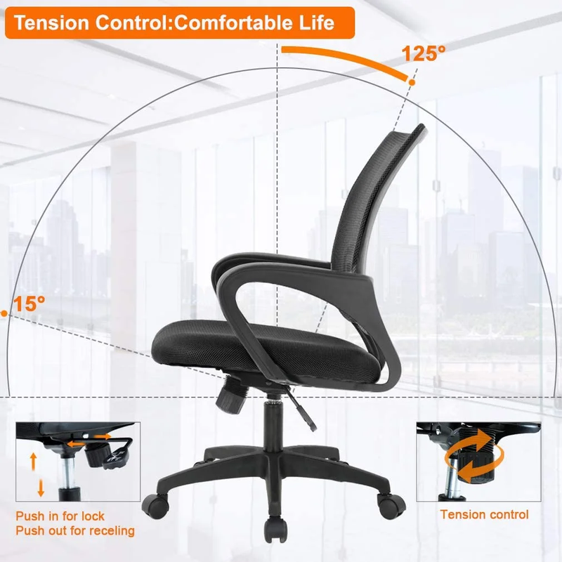 Silla Para Escritorio De Computadora Moderna Comoda Ergonomica Oficina Ejecutiva