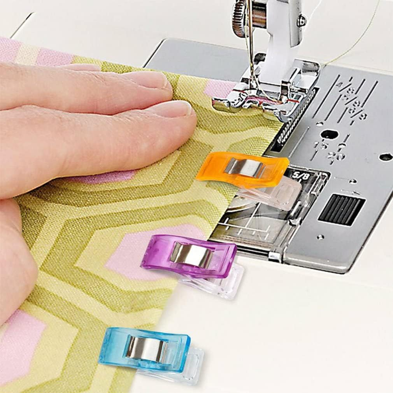 100Pcs Sewing Clips, Multipurpose Fabric Clips for Quilting Accessories, Craftin