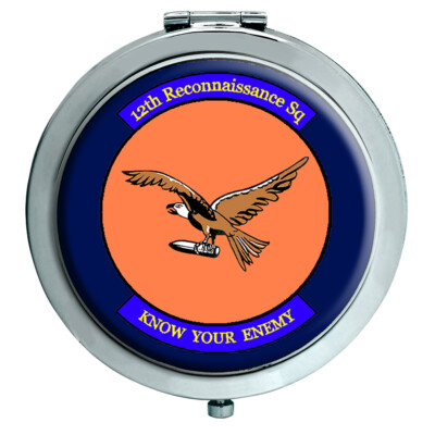 12th Reconnaissance Squadron USAF Compact Mirror
