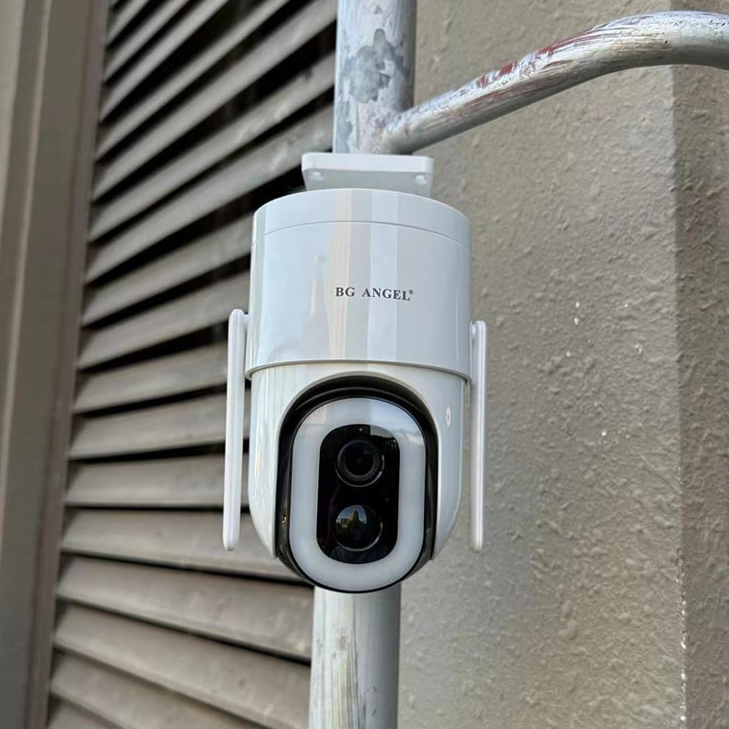 Security Cameras Wireless Outdoor with Solar Panel Kit, 360&deg; 2K Floodlight Color