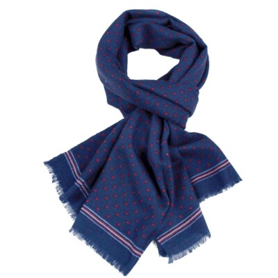 Designer 100% Wool Scarf for Winter and Fall