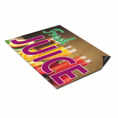 Car Magnet Set of 2 Fresh Juice Outdoor Advertising Printing Industrial Sign
