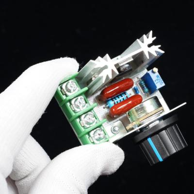 2000W AC 50-220V 25A Adjustable Motor Speed Controller Voltage Regulator PWM _~y