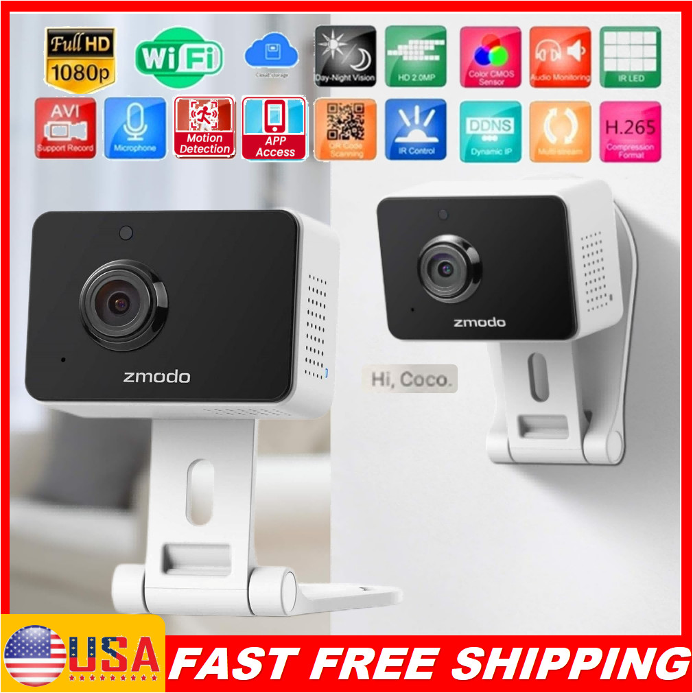 Zmodo WiFi Camera for Home Security 1080p HD Smart IP Pet Ca