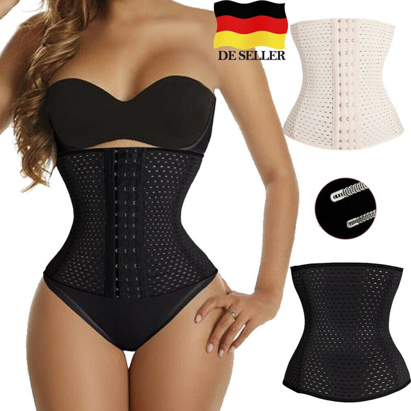 Waist Trainer Korsett Korsage Taillenformer Mieder Bauchweg Figur Body Shaper DE