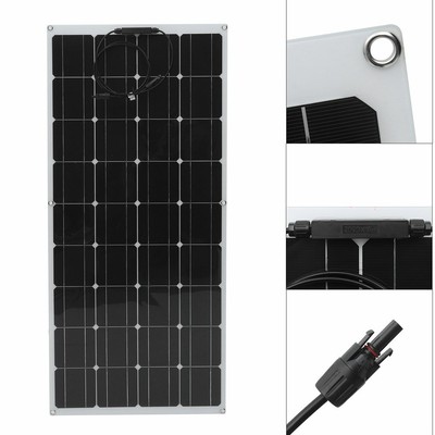 2X 130W Flexibel Solarmodul Ladegerät SolarPanel Solarzelle DHL