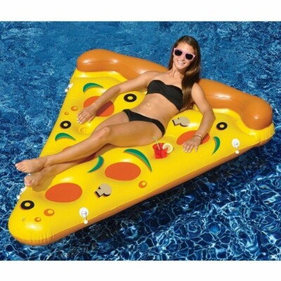 Pizza Slice Float Giant Inflatable Raft for The Lake Beach Pool, Swimline