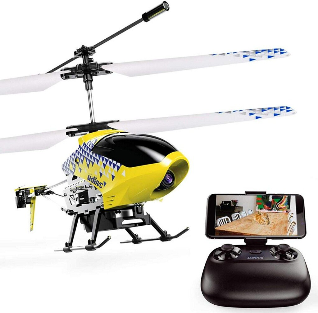 Udirc U12S Mini RC Helicopter Drone with Camera Wifi FPV for Kids Adults Gift | eBay