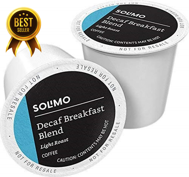 100-Count Keurig-Compatible Decaf Light-Roast Breakfast-Blend Coffee Pods