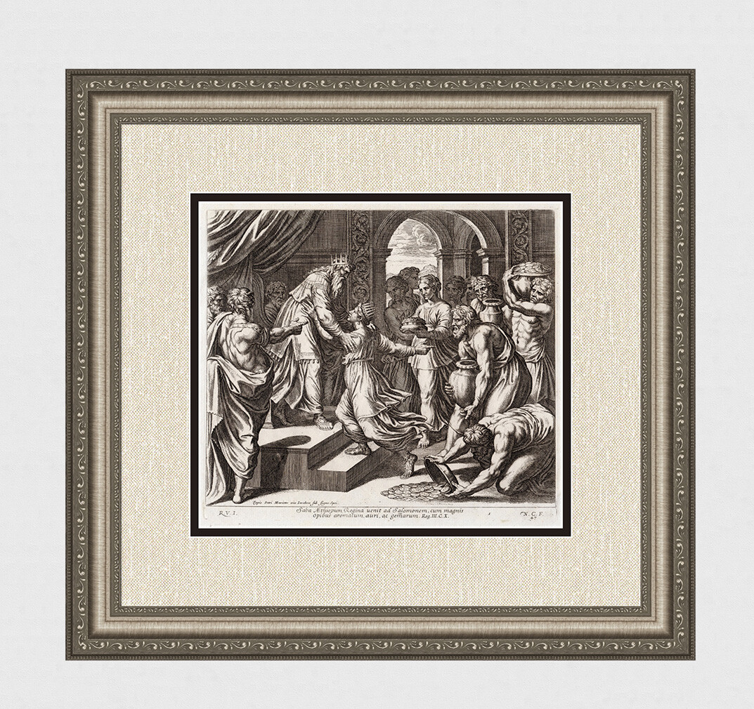 FRAMED 1649 Raphael Engraving 