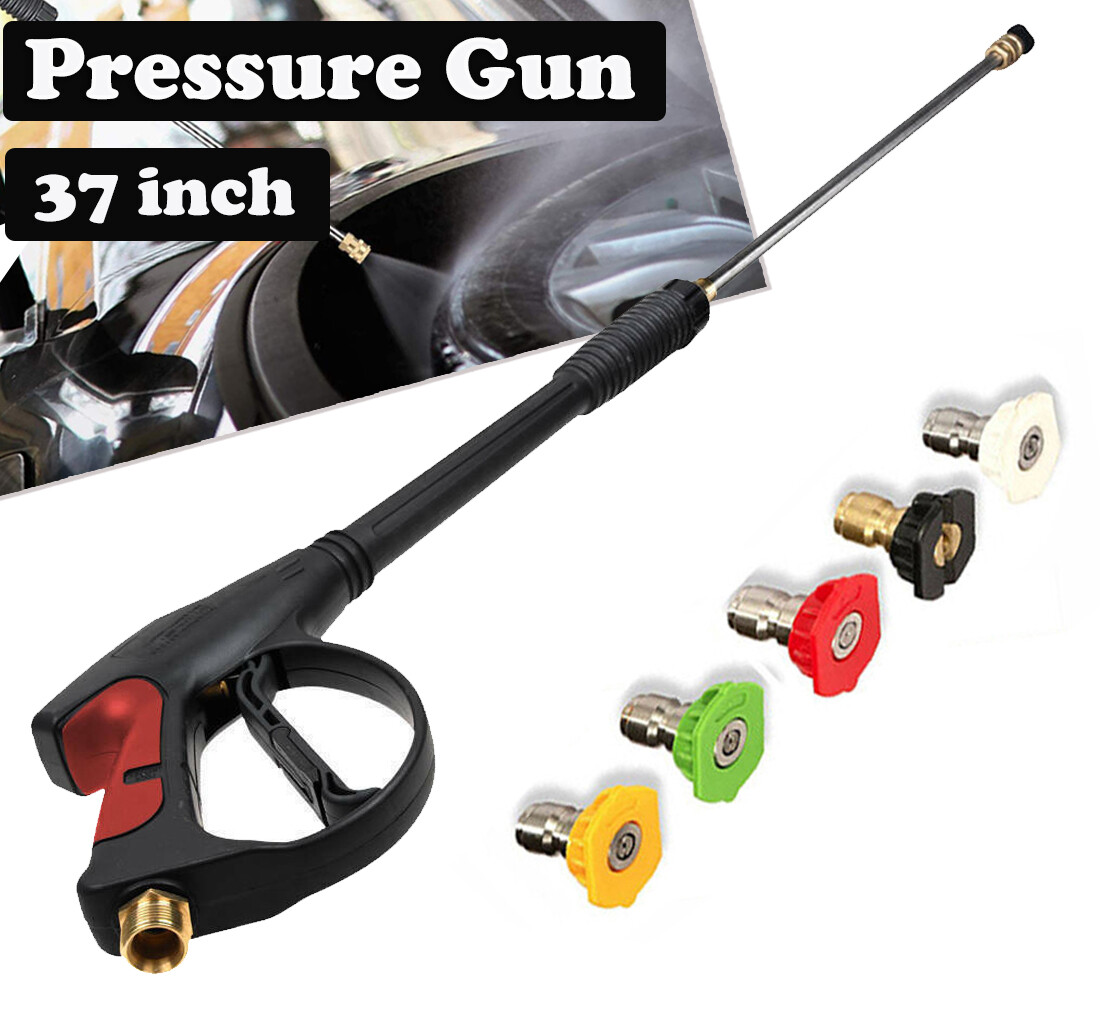 4P High Pressure Power Washer Gun Wand Kit M22 For Ryobi Simpson Craftsman