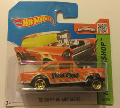 Hot wheels Flames 2017 55 Chevy Bel Air Gasser Heatfleet