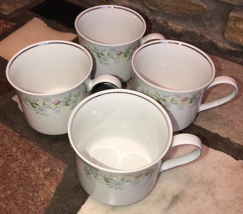 Johann Haviland Coffee Mugs Tea Cups Set Of 4 Forever Spring Bavaria Germany