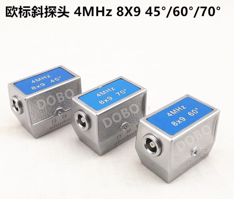 European standard ultrasonic Angle probe / 4MHZ 8x9 60 °/ Nondestructive testing